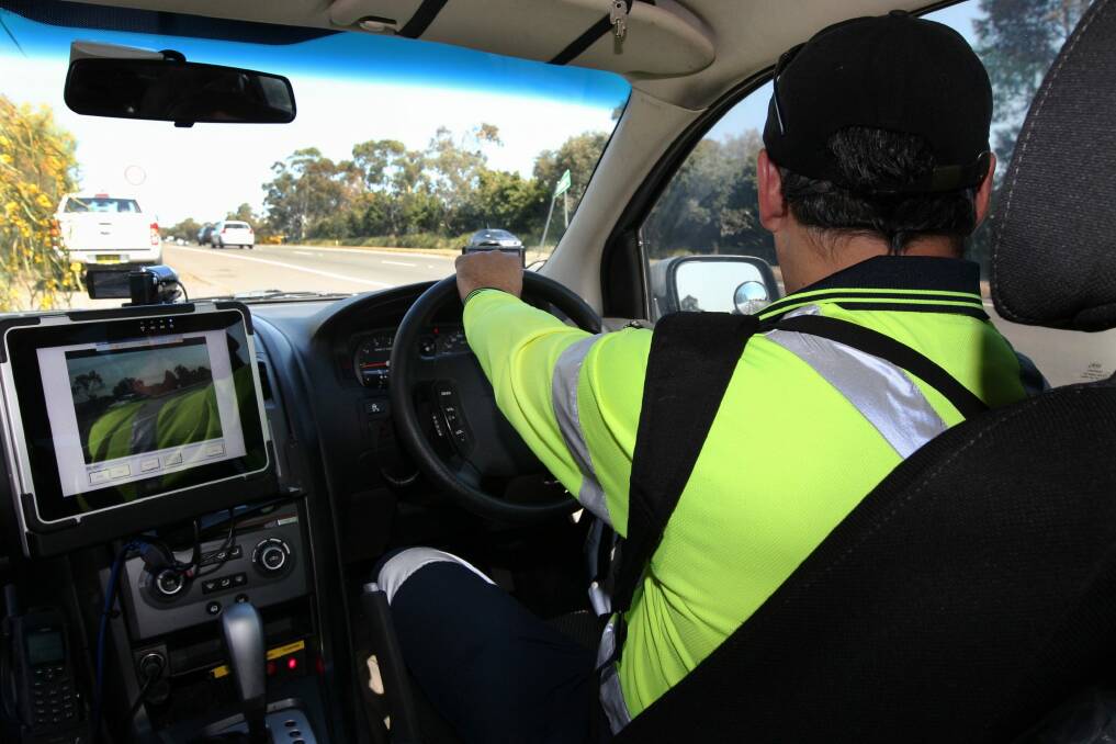 Mobile speed cameras will be used in Canberra school zones from this week. Photo: Jane Dyson