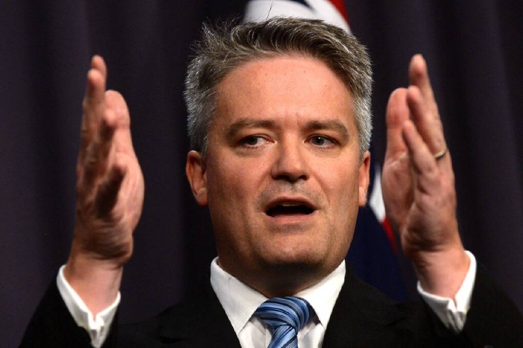 Mathias Cormann has been negotiating with the Senate crossbench on company tax rates. 