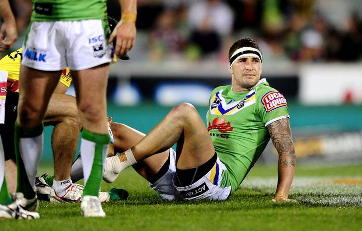 Comeback time... injured Raiders player Joel Thompson could return for tonight's clash. Photo: Melissa Adams