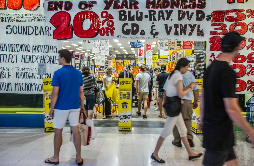 Analysts say electronics sales are performing well and some of the most sought after items by shoppers. Photo: Karleen Minney