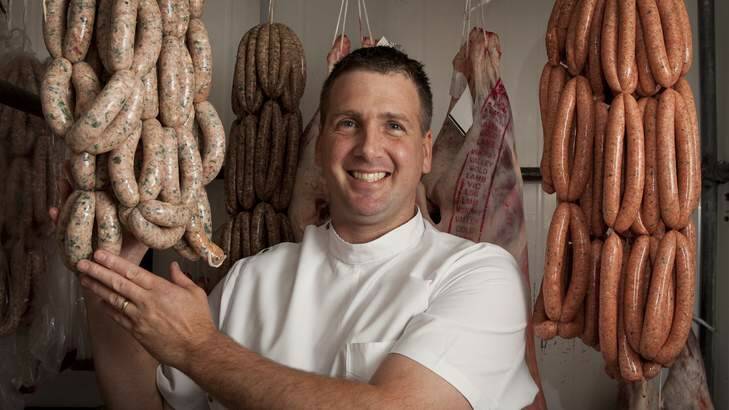Cameron Fenson from Meatways Butchery in Kambah is off to Perth to represent ACT in the National Sausage King Competition. Photo: Katherine Griffiths