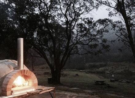 The pizza oven at Corin Forest, near Gibraltar Falls. Photo: Ben Davies