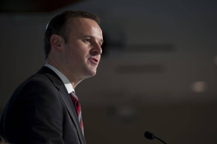 Tourism row ... Andrew Barr said he will speak with his federal counterpart about the capital being left out of a Tourism Australia ad campaign. Photo: Rohan Thomson