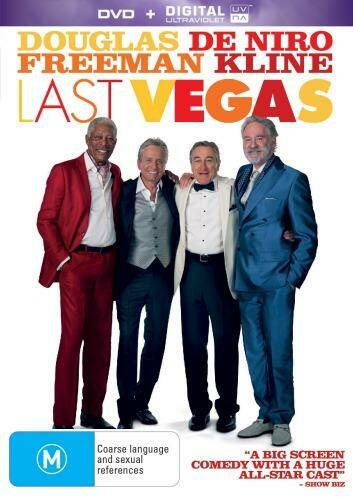 Morgan Freeman, Michael Douglas, Robert De Niro and Kevin Kline buddy up in Last Vegas.