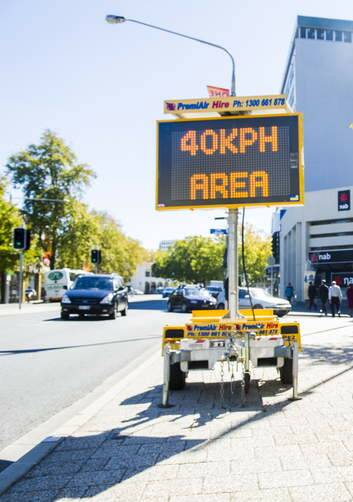 Slow down ... new 40km/h speed limits introduced to Civic, Belconnen and Tuggeranong. Photo: Rohan Thomson