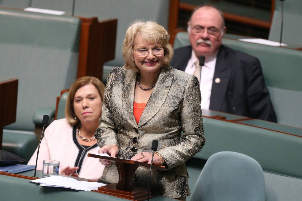 Former Coalition MP Dr Sharman Stone retired from the House of Representatives this year after deciding not to contest the July federal election. Photo: Andrew Meares