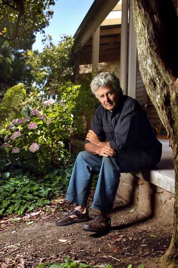 Michael Leunig,  at his home in the Strathbogie Ranges. Photo: Marina Oliphant
