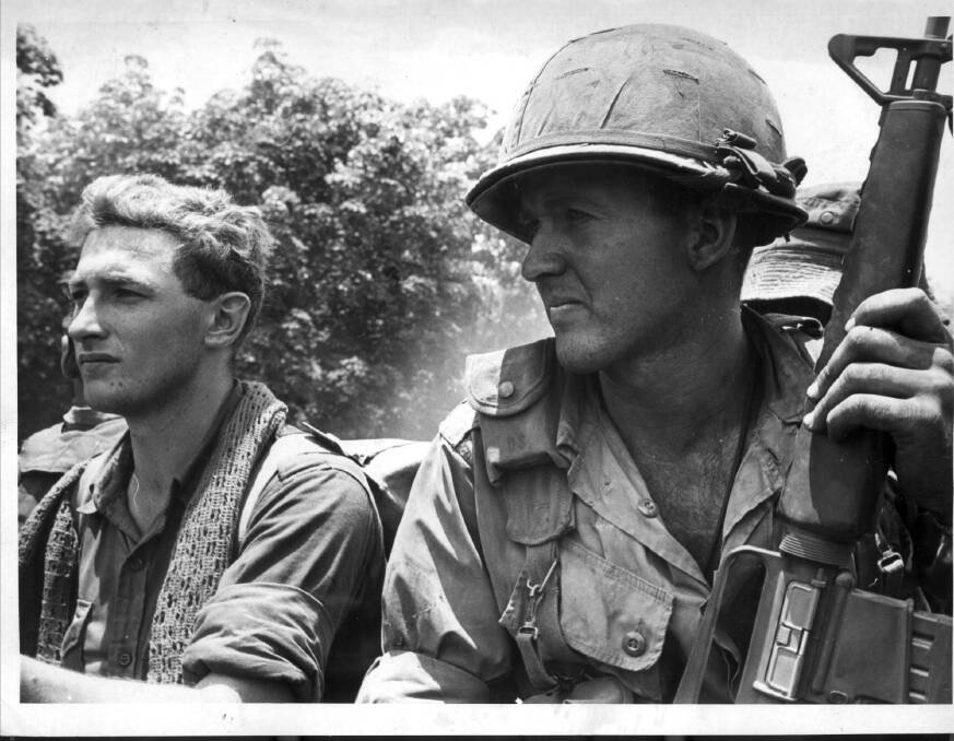 An Australian soldier in Vietnam around 1966.