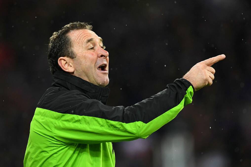 Ricky Stuart was named the NRL's coach of the year on Wednesday night. Photo: Quinn Rooney
