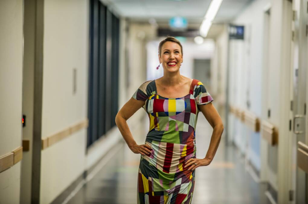 Breast cancer survivor Tanya Gendle of Gungahlin had her breasts removed and reconstructed by plastic surgeons at the Canberra Hospital at no cost, and loves the results. Photo: Karleen Minney