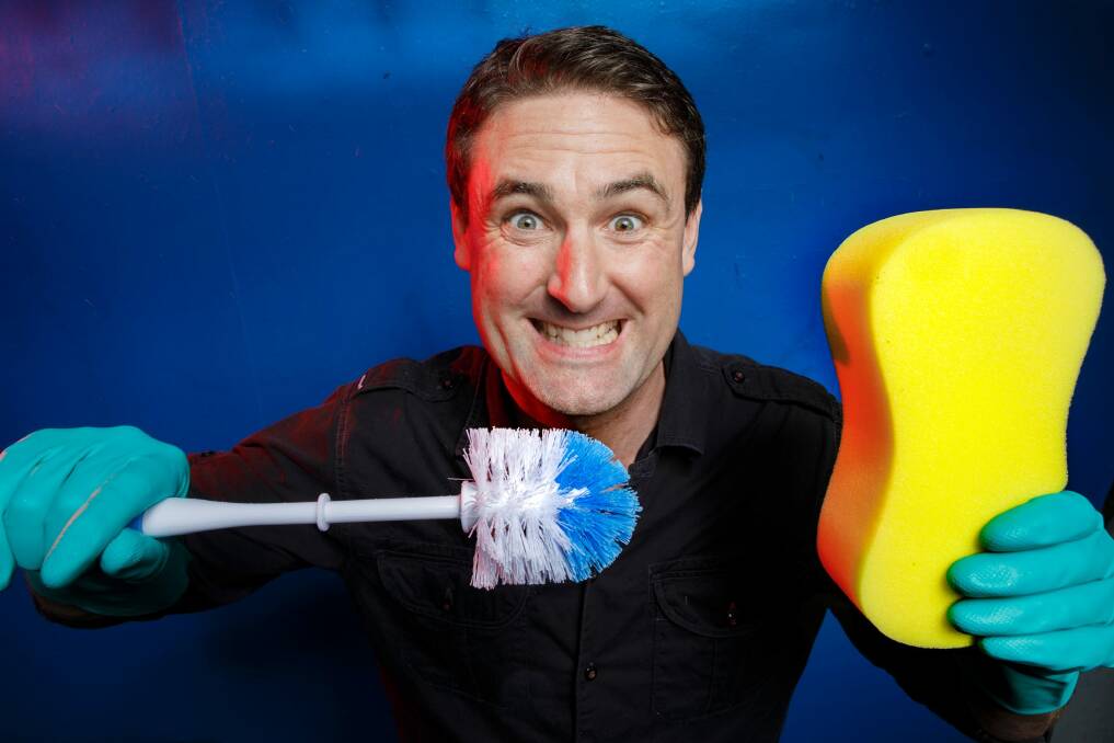 Tom Gibson cleans up his act for Saturday's Clean Comedy Spectacular. Photo: Sitthixay Ditthavong