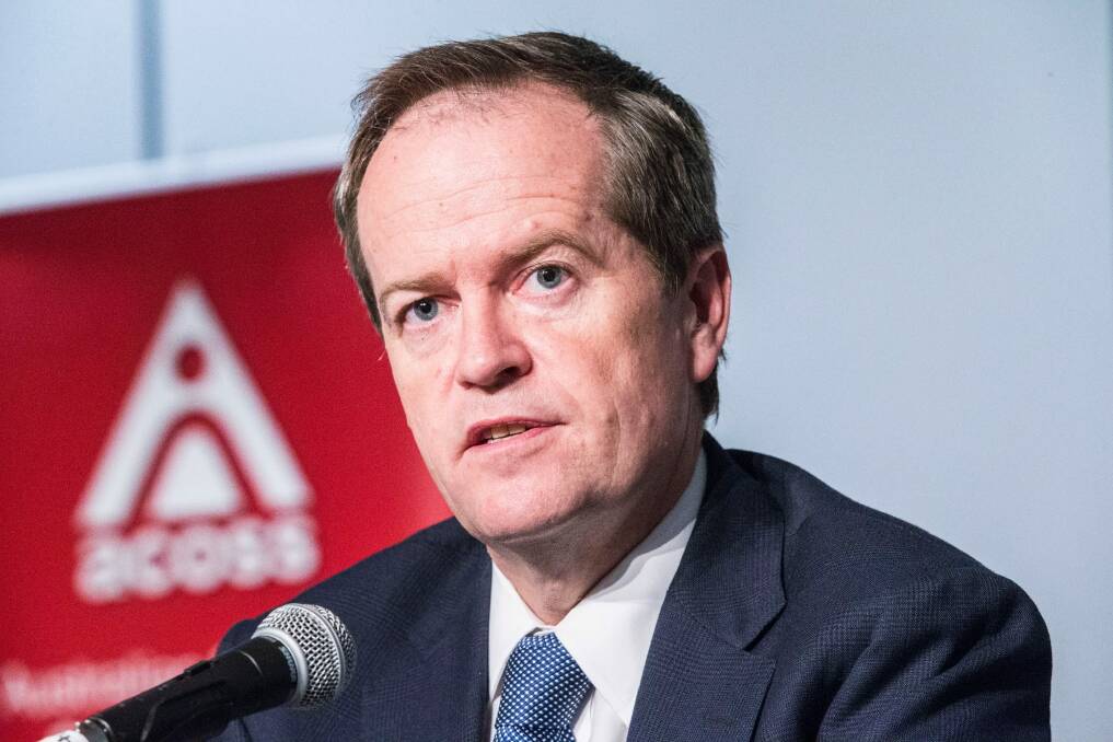 Labor leader Bill Shorten has rejected the Abbott government's proposed changes to the pensions asset test. Photo: Glenn Hunt