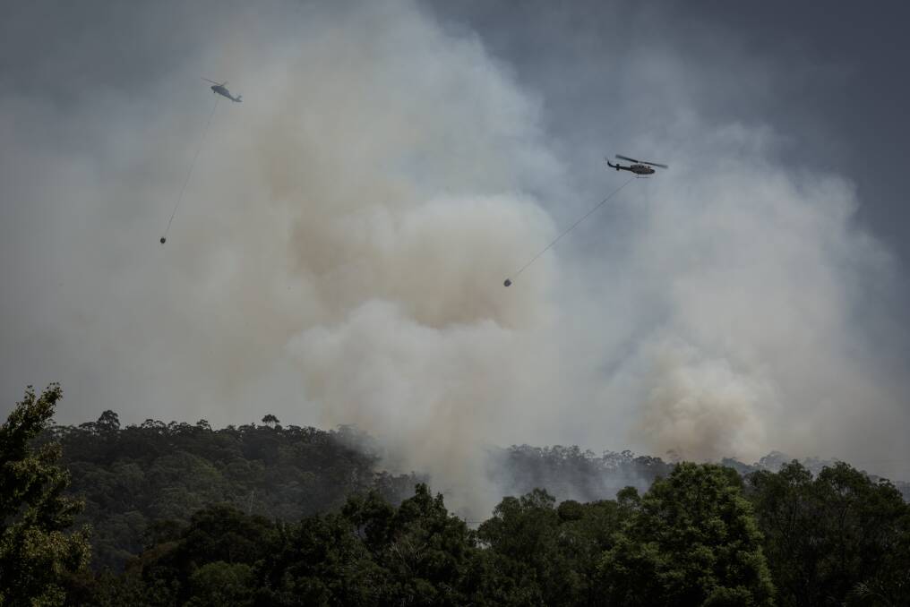 Smoke blown in from the Hunter region is expected to effect western Sydney on Sunday. Photo: Wolter Peeters