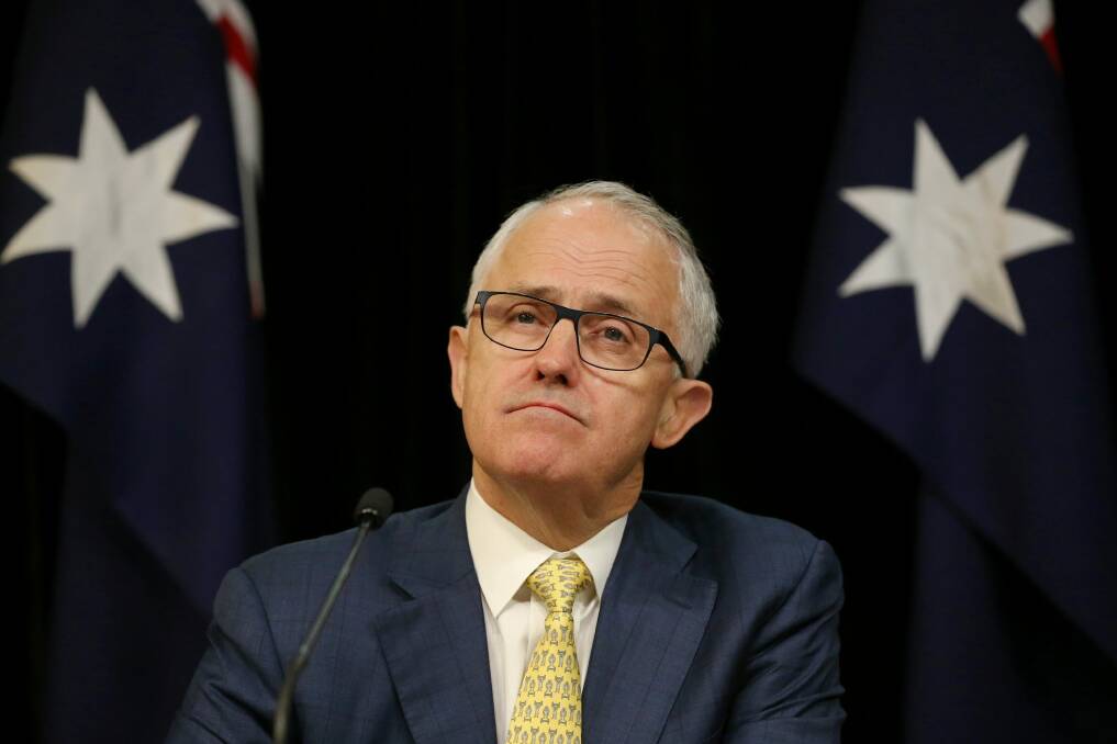 Malcolm Turnbull said he had been "chastened" by his experience of losing the opposition leadership by one vote to Tony Abbott in 2009. Photo: Alex Ellinghausen
