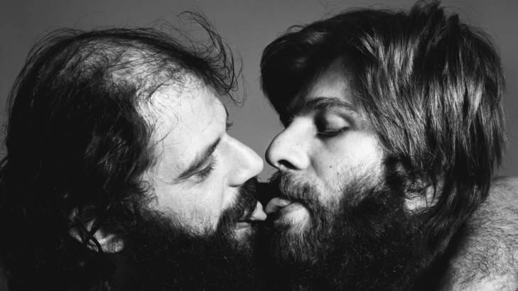 From Richard Avedon's collection: Allen Ginsberg and Peter Orlovsky, poets, New York, December 30, 1963. Photo: Supplied