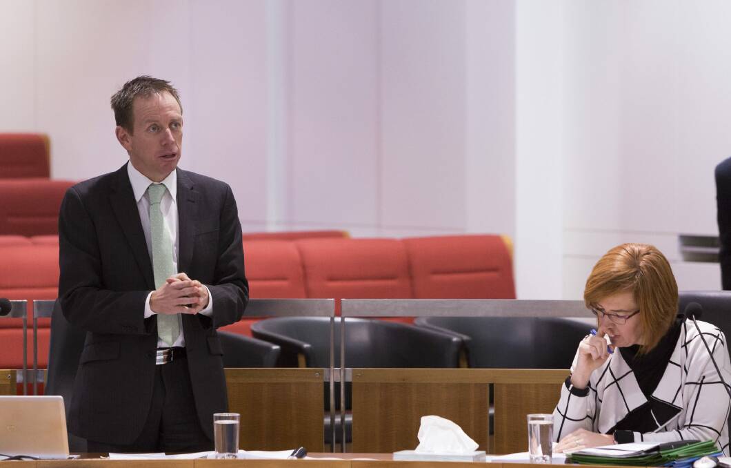 The Greens' Shane Rattenbury, who will move on Thursday to ban vilification on the grounds of religion. Photo: Paul Furness