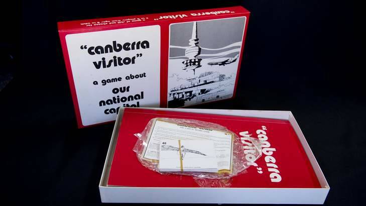 The" Canberra Visitor" board game. Photo: Jay Cronan