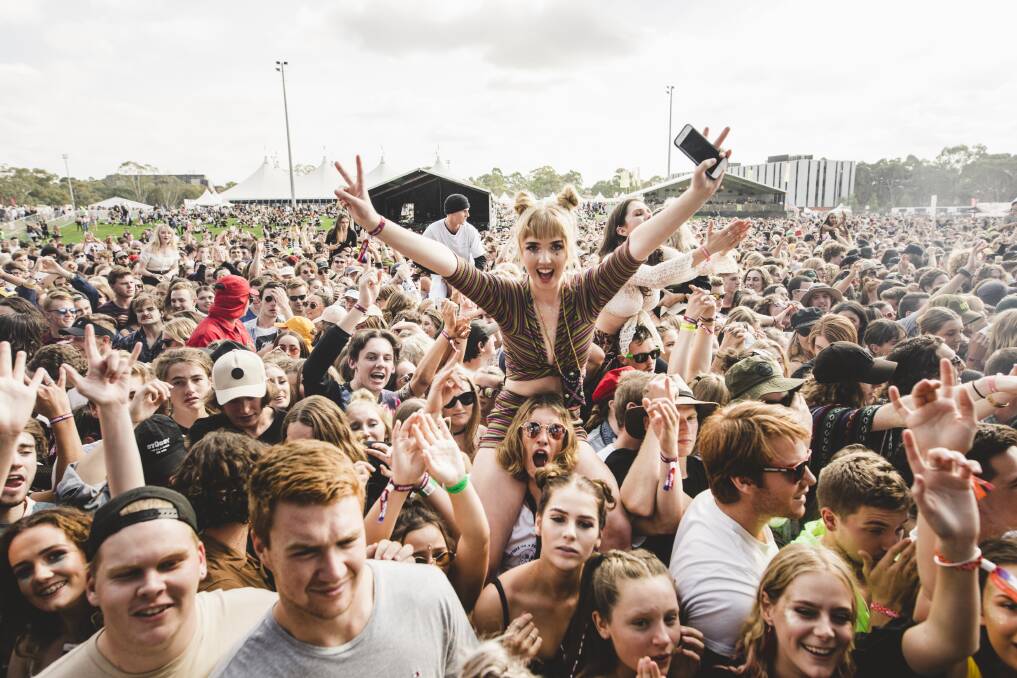 Canberra's Groovin the Moo festival, the first music festival to offer pill testing. Photo: Jamila Toderas