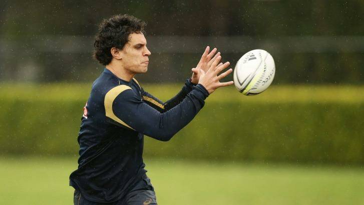Matt Toomua trains with the Wallabies on Thursday. Photo: Getty Images