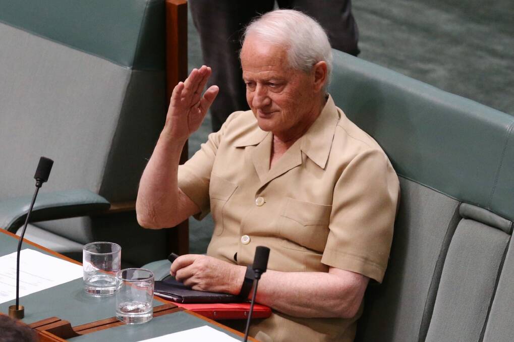 Philip Ruddock has spent more than 40 years in Parliament and may decide to carry on. Photo: Andrew Meares