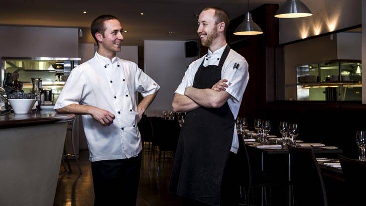 Artisan chefs and owners Sam McGeechan and David Black. Photo: Rohan Thomson