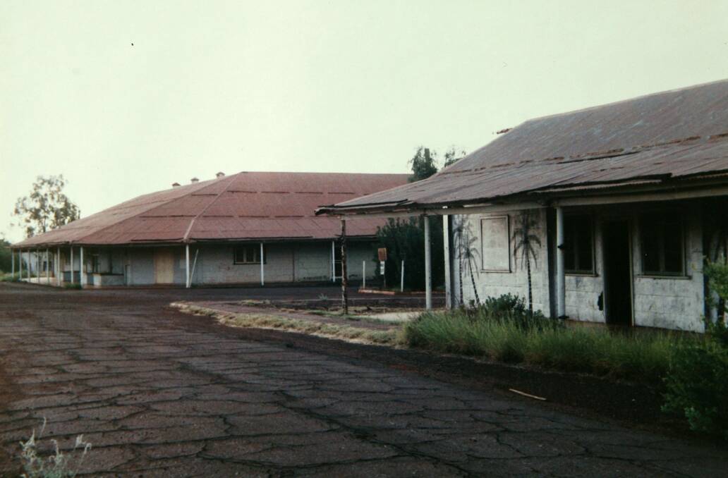 Buildings in Wittenoom, which serviced the Colonial Asbestos Mine and Mill in the Hamersley Range in Western Australia. Photo: Peter Morris