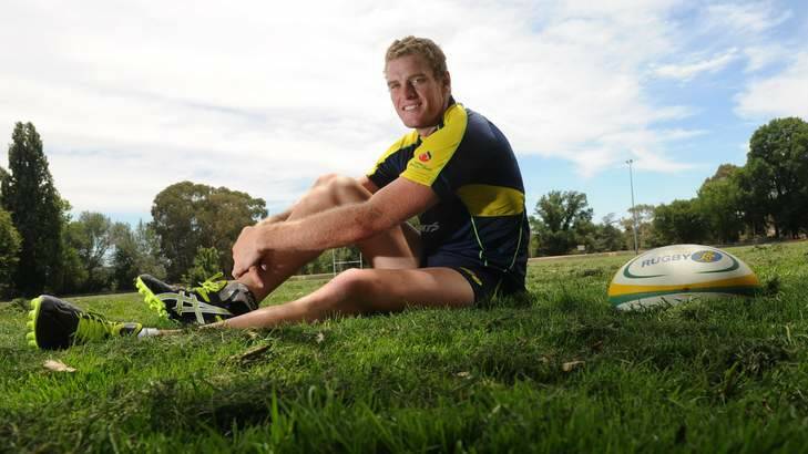 Australian Rugby Sevens representative Tom Cusack. Photo: Graham Tidy