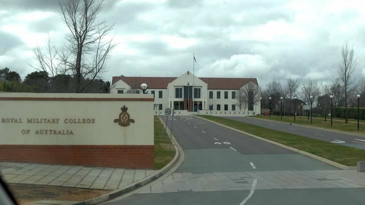 The HQ building of RMC Duntroon. Photo: Graham Tidy