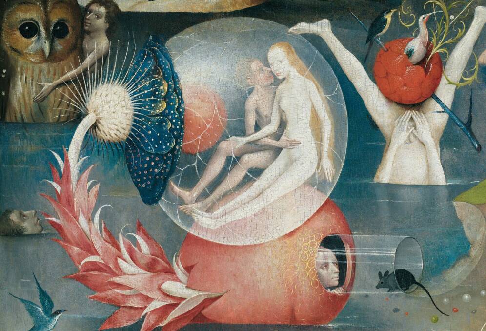 A detail from Bosch's 'The Garden of Earthly Delights'. Photo: Supplied