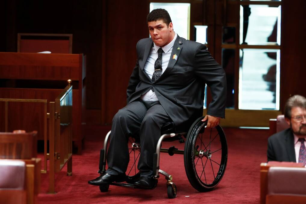 Greens Senator Jordon Steele-John says there should be a target for public service employees with a disability. Photo: Fairfax Media