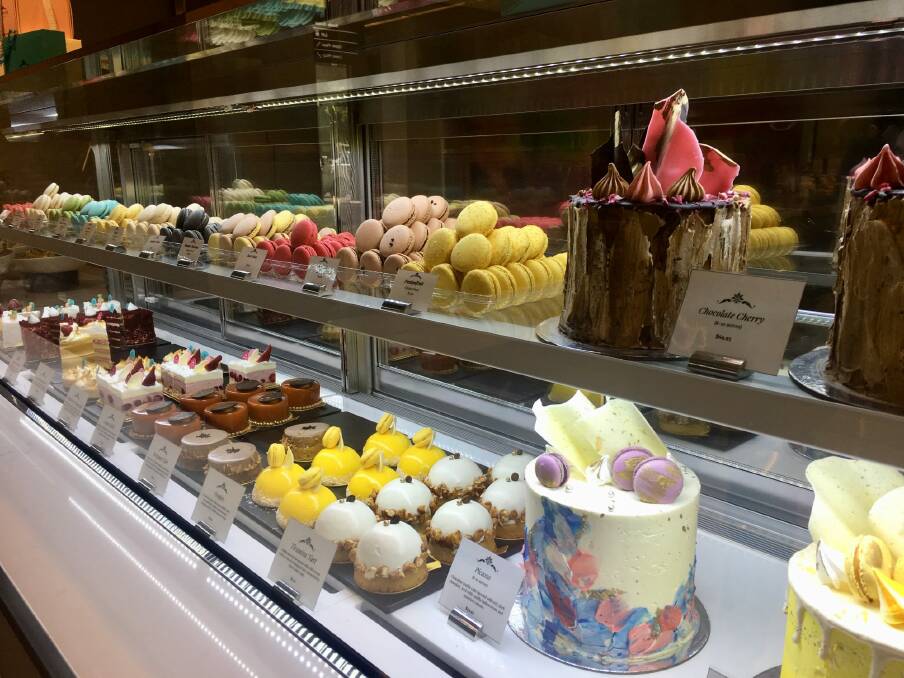 Patisserie and cafe Passiontree Velvet is open in Canberra Centre's Monaro Mall beauty precinct. Photo: Jil Hogan