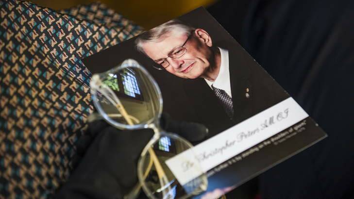 Dr Christopher Peters memorial service at Albert Hall. Photo: Rohan Thomson