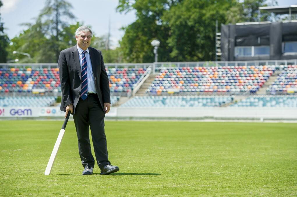 Former Cricket ACT chief executive Mark Vergano says the organisation was preparing for a time when extra fixtures became available. Photo: Jay Cronan