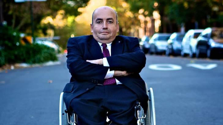 Craig Wallace, president of People with Disability Australia. Photo: Marco Del Grande