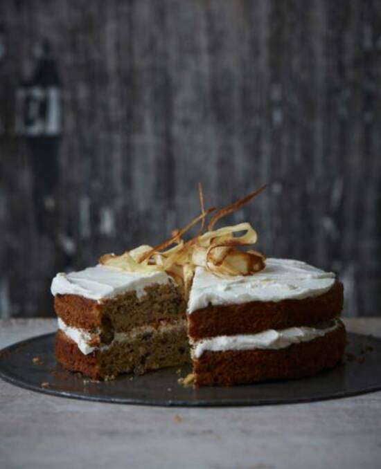 Parsnip and maple syrup cake from Grow, Cook, Nourish - a kitchen garden companion in 500 recipes by Darina Allen. Photo: Clare Winfield