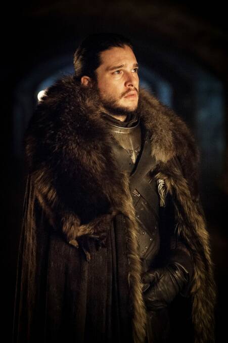 In the dark: Kit Harington as Jon Snow in <i>Game of Thrones</i>. Photo: Helen Sloan/HBO