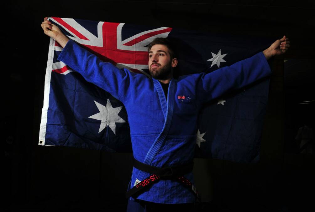 Canberra's national judo champion Duke Didier is chasing vital qualification points ahead of next 
year's Olympic Games. Photo: Melissa Adams