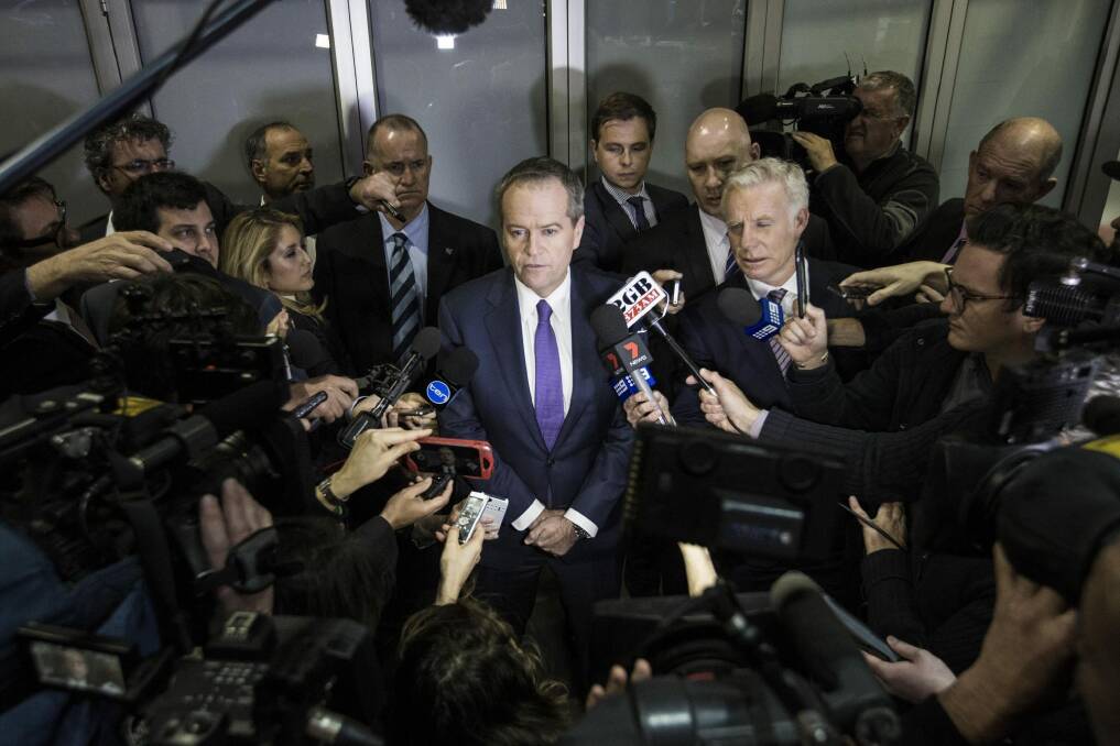 Prominent investigations: Bill Shorten after his appearance before the royal commission in July. Photo: Dominic Lorrimer