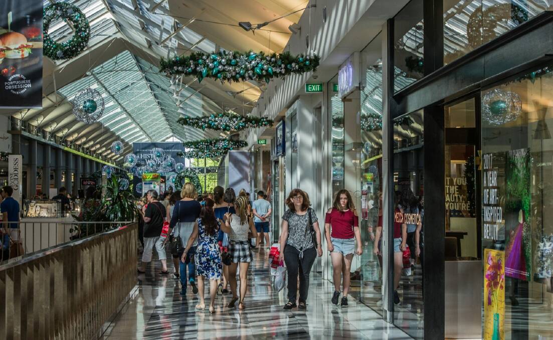 Canberrans are expected to shopping from 8am to 7pm at the Canberra Centre.  Photo: Karleen Minney