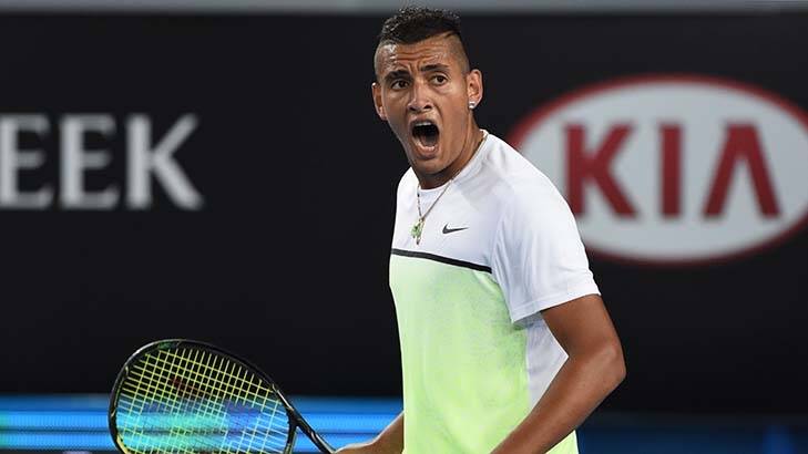'You play the game because you love it, you love being out there and giving the crowd a show, playing and competing': Nick Kyrgios. Photo: Getty Images