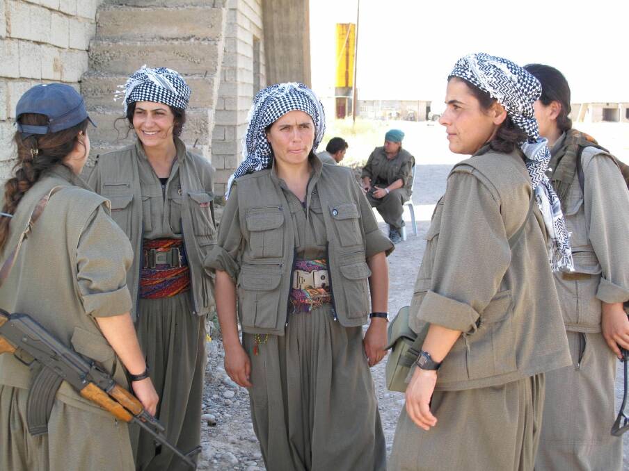 PKK fighters in northern Iraq in 2014. Photo: Ruth Pollard