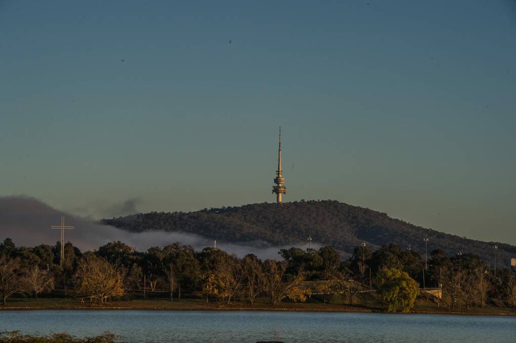 Fog on the first day of winter 2017 in Canberra. Photo: Karleen Minney