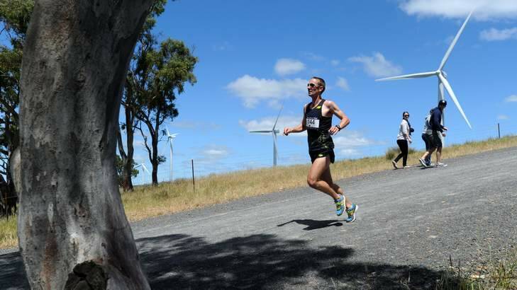 Martin Dent is preparing for a 100km run next month. Photo: Graham Tidy