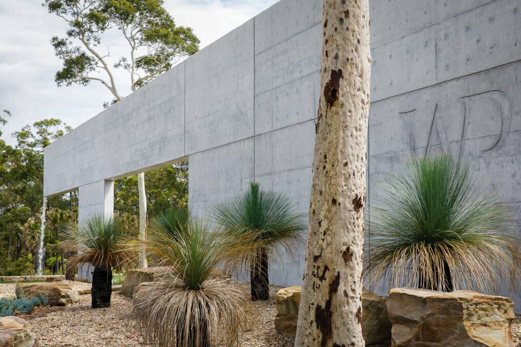 Concrete is used extensively around Terry Snow's Willinga Park.  Photo: Sitthixay Ditthavong