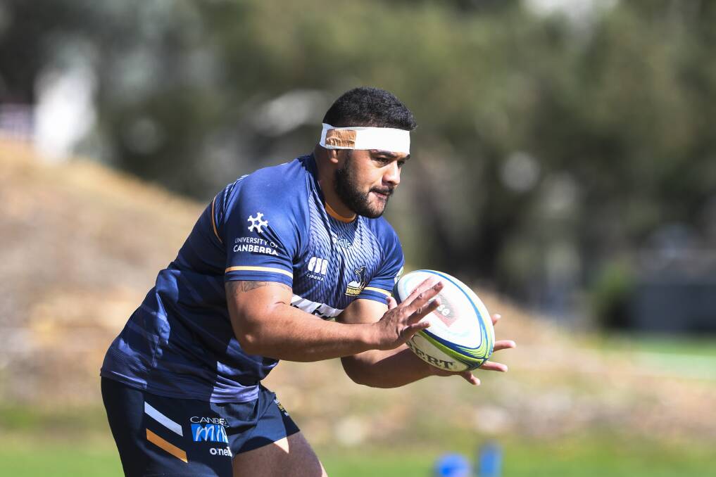Vunipola Fifita will start on the bench against the Crusaders on Saturday. Photo: Dion Georgopoulos