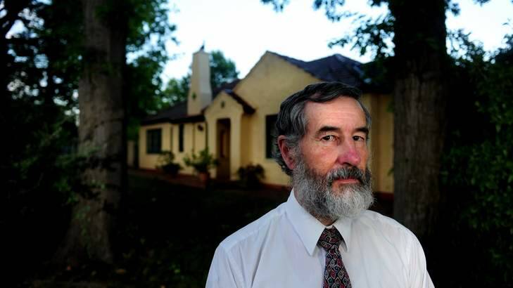 ACT National Trust president Eric Martin is concerned for the future of Lanyon Homestead if the trust is closed. Photo: Melissa Adams