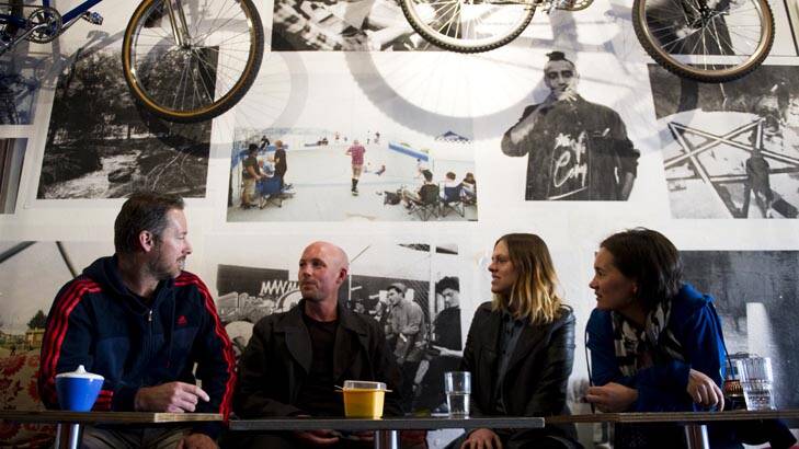 Lonsdale Roaster's Al Evans and Canberra Lab's Ronan Moss will set up a pop-up in New York featuring a coffee bar and the work of local photographers Stella-Rae Zelnik and Lee Grant. Photo: Jay Cronan