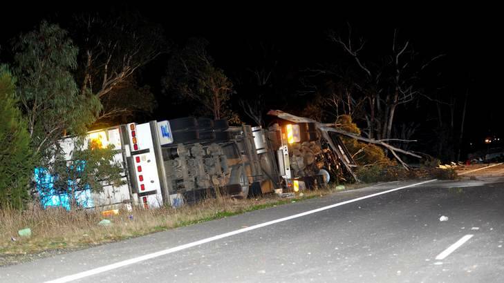 A fatality on the Hume Highway about 20km south of Marulan.
