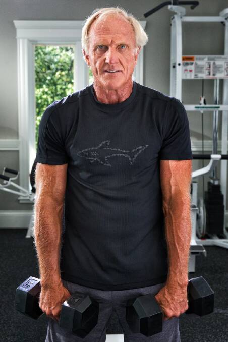 Greg Norman shared his fitness tips with golfing enthusiasts.  Photo: Michael O'Bryon