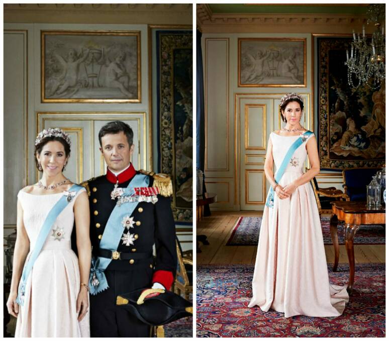 Official snap: Princess Mary and Prince Frederik's new official portraits have been released. Photo: Franne Voigt